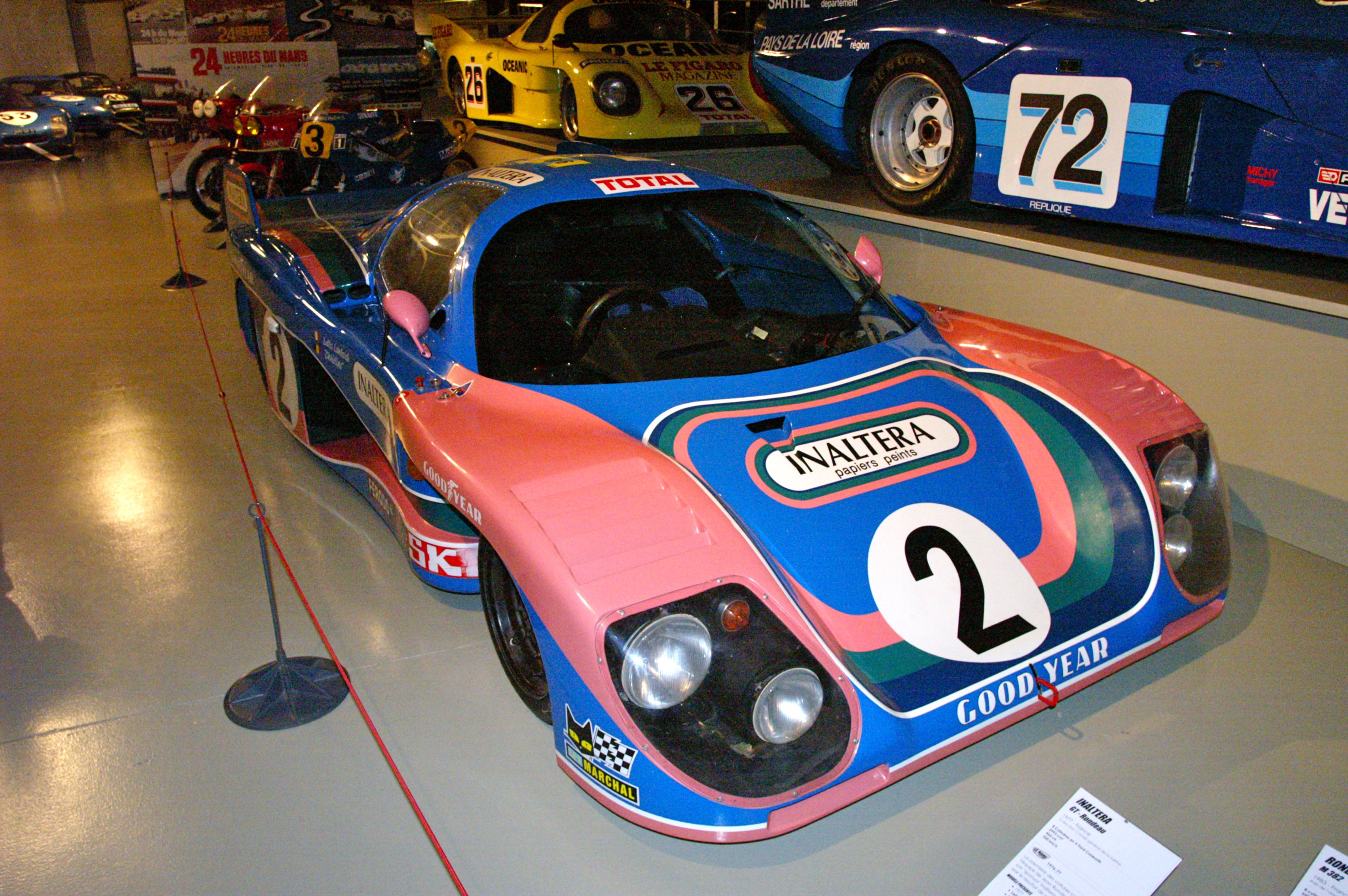 Inaltera LM fra 1976 i det tidligere Musée des 24 Heures du Mans