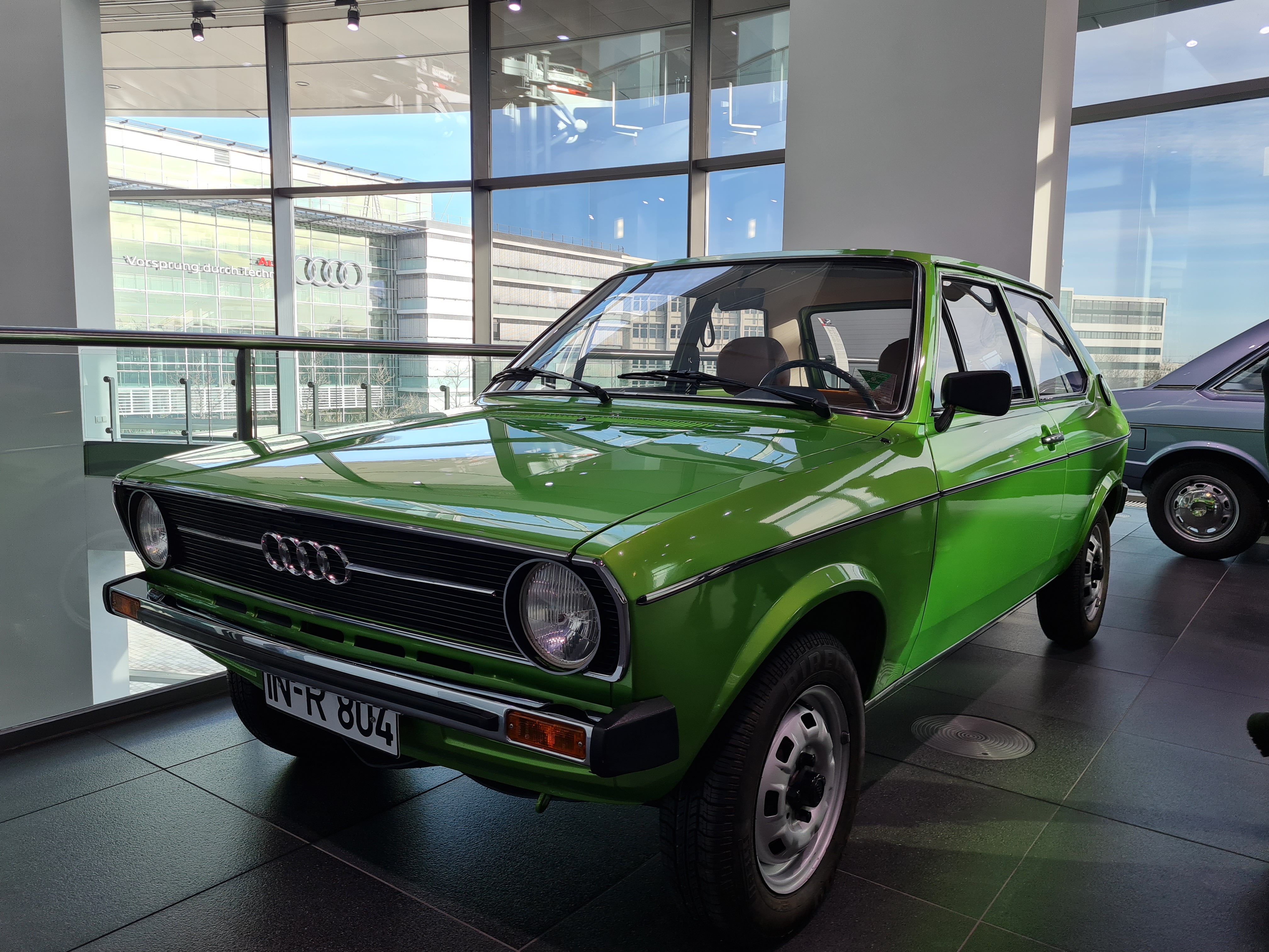 Audi 50 udstillet på Audi museum mobile i Ingolstadt
